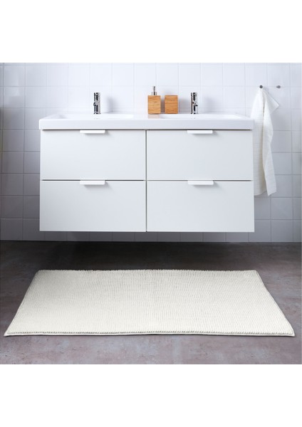 Toftbo Banyo Paspası 60X120 Cm Beyaz