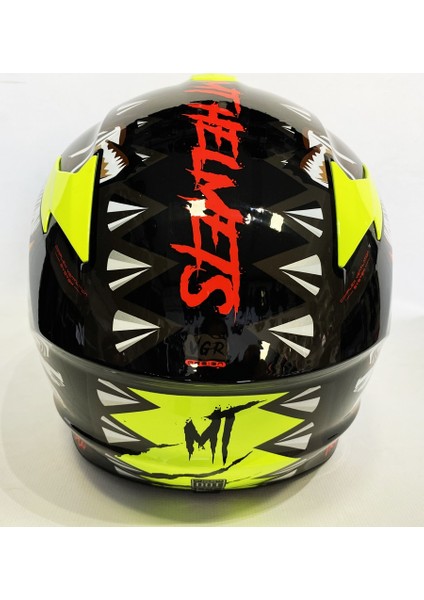 Kask mt Targo Crazydog Şefaf Vizörlü