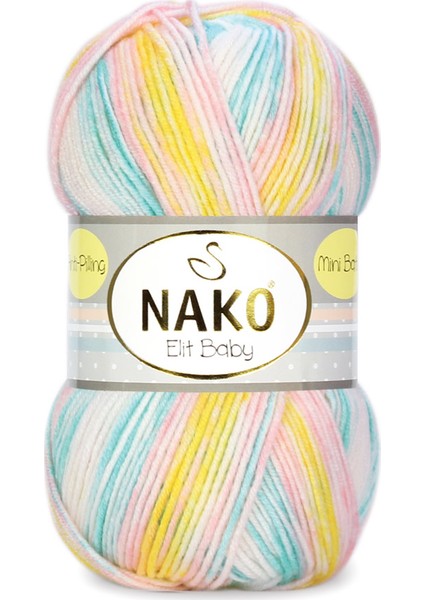 Elit Baby Mini Batik El Örgü İpi 32428