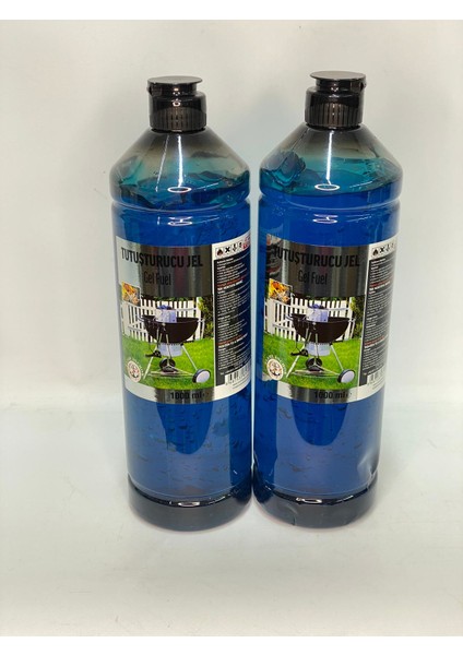 Tutuşturucu Jel 1 Lt x 2 Adet Bu Jel Yakıt , Barbekü , Isıtma Ocağı ve Şömine Tutuşturmak Için Kullanılır.