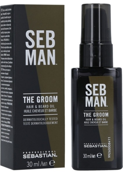 Professional Seb Man The Groom Hair & Beard Oil 30 ml