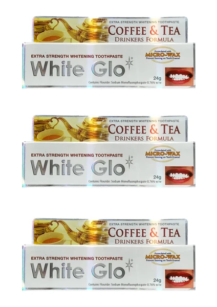 White Glo Çay & Kahve Içenlere Diş Macunu Paketi 3 x 24 gr