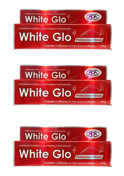 White Glo Diş Macunu Ekstra Formül Avantaj Paket x 3 24 gr