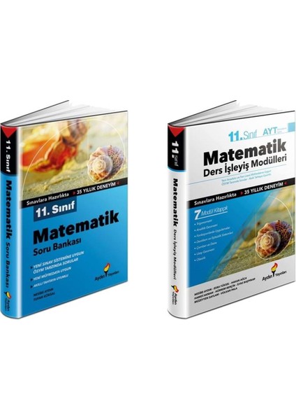 11. Sınıf Matematik Soru Bankası + Ders İşleyiş Modülleri Seti 2 Kitap