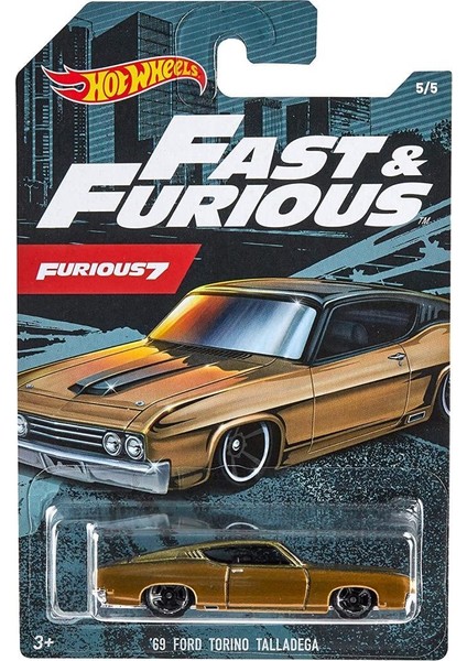 Hot Wheels Fast&furıous '69 Ford Torino Talladega GJV61-K710