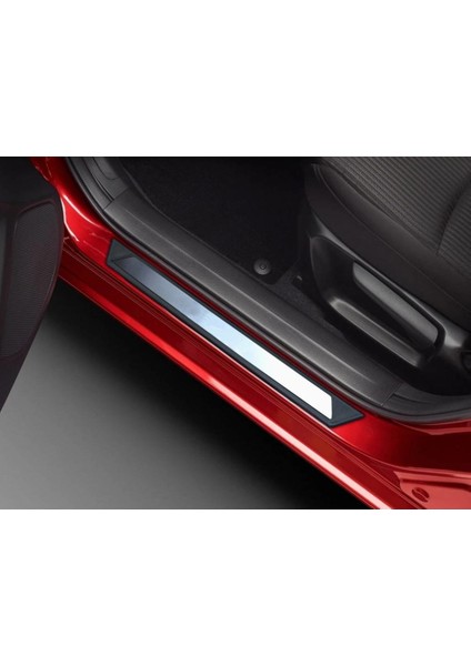 Opel Astra H Twintop Krom Kapı Eşik Koruması Nulo 2006-2010 2 Parça