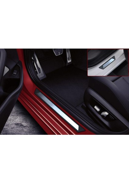 Opel Vectra C Krom Kapı Eşik Koruması Nulo 2002-2008 4 Parça