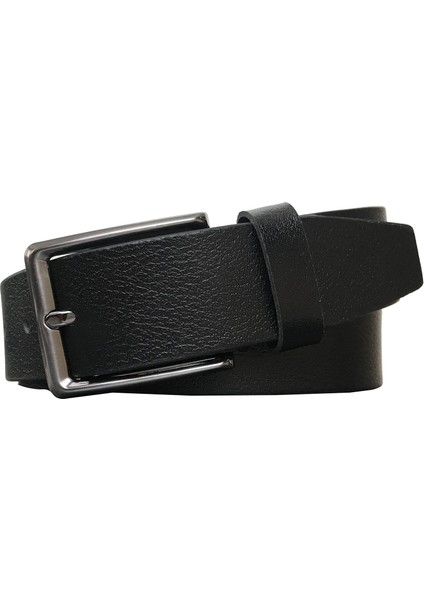 Desenli Siyah Tekkat Kumaş Pantolon Kemeri 3.5 cm