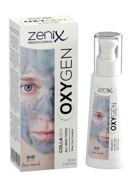 Oxygen Köpüren Yüz Maskesi Collagen 70 ml