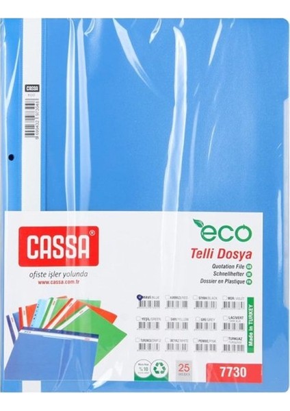 7730 Eco Telli Dosya 50'li