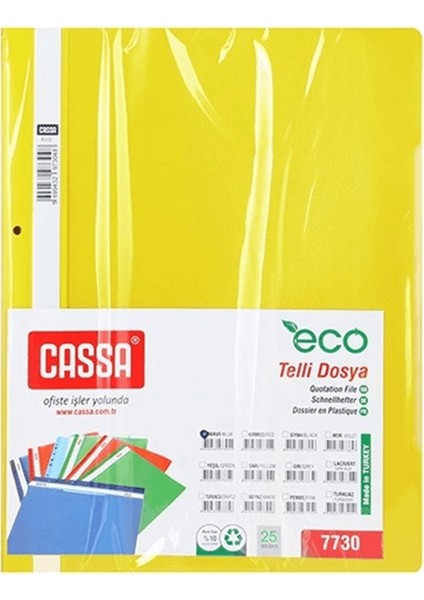 7730 Eco Telli Dosya 50'li fiyatları