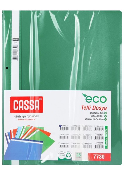 7730 Eco Telli Dosya 50'li