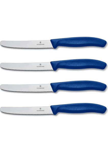 6.7832 Swissclassic 11CM Domates Sebze Bıçağı 4 Lü Set