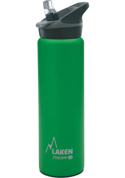 Laken İspanya Üretimi Çelik 18/8 Jannu Termos Sise 0.75L Yesil Matara