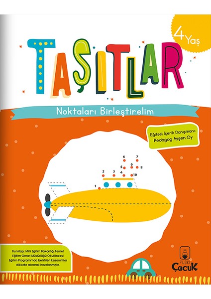 4 Yaş Tanımlayıcı Eğitici Etkinlik “4 Yaş Noktaları Birleştirelim” Eğlenceli Okul Öncesi Set 5 Kitap