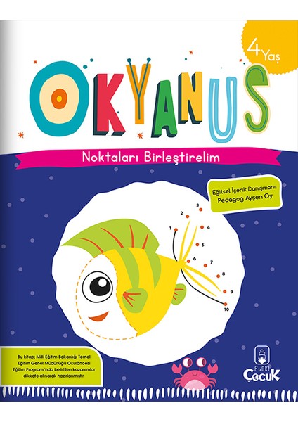 4 Yaş Tanımlayıcı Eğitici Etkinlik “4 Yaş Noktaları Birleştirelim” Eğlenceli Okul Öncesi Set 5 Kitap