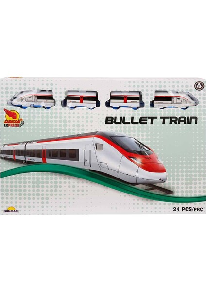 Bullet Tren Seti 24 Parça