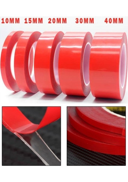Çift Taraflı Bant Şeffaf Slikonlu Bant 20MM x 5mt fiyatları