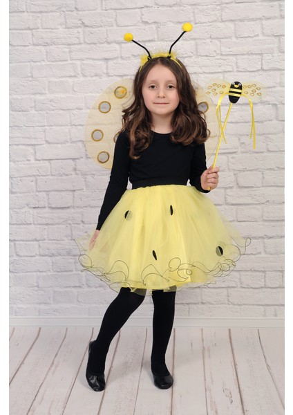 Kız Arı Etekli Kanat Set Takım Kostüm fiyatları