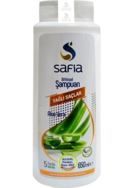 Doğal Yağlı Saçlar Için Şampuan - Aloe Vera 650 ml