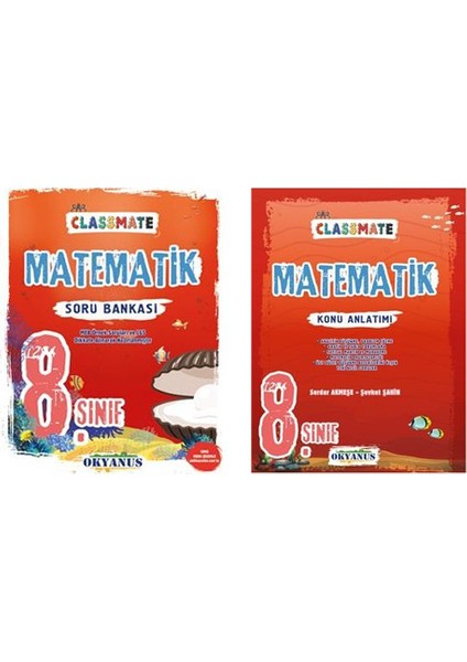 8. Sınıf LGS Classmate Matematik Konu Anlatımlı ve Soru Bankası Seti