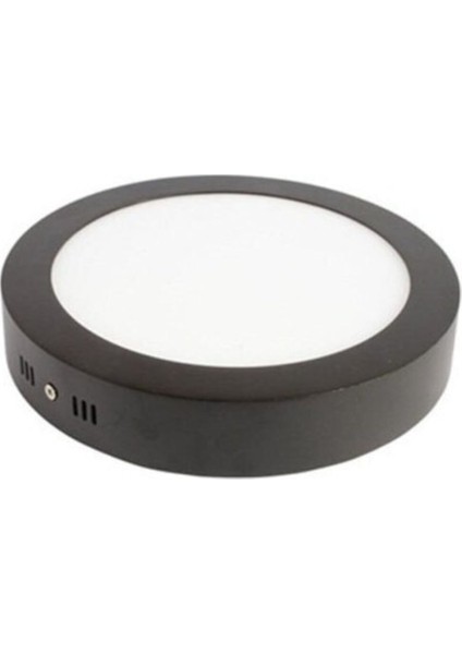 18W Yuvarlak Sıva Üstü LED Armatür Siyah Kasa CT-5233S CT-5233 S