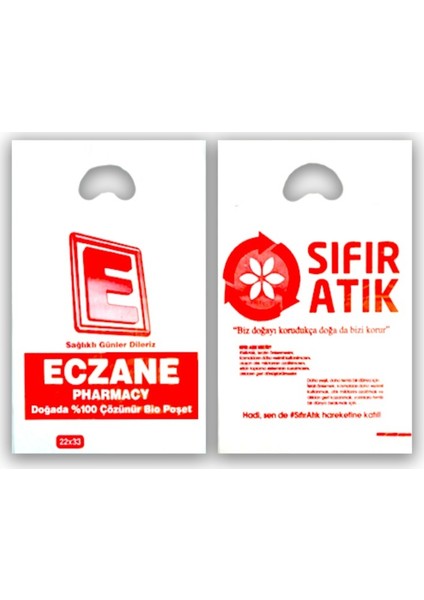 Eczane Poşeti 22 x 33CM 840 'li