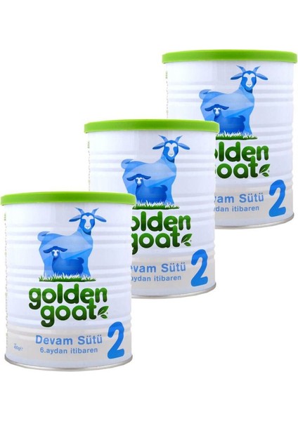 Golden Goat 2 Keçi Devam Sütü 400 gr (3'lü Avantaj Paketi)