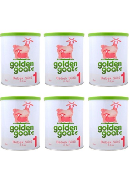 Golden Goat 1 Keçi Bebek Sütü 400 gr (6'lı Avantaj Paketi)