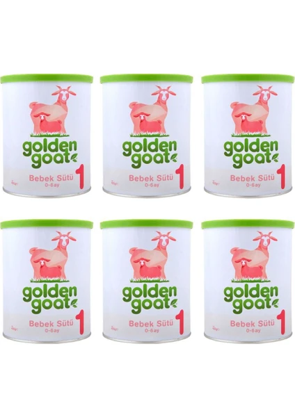 Golden Goat 1 Keçi Bebek Sütü 400 gr (6'lı Avantaj Paketi)