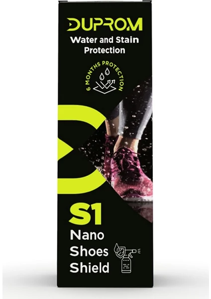 S1 Nano Ayakkabı Koruyucu, Nem, Kir Ve Güneşe Karşı Üstün Koruyucu Su Geçirmez Sprey 50 ml.