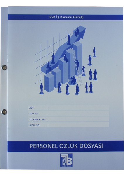 Personel Özlük Dosyası Mavi 25'li