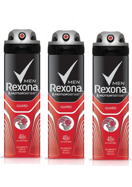 Deodorant Sprey 150 ml Guard Men x 3