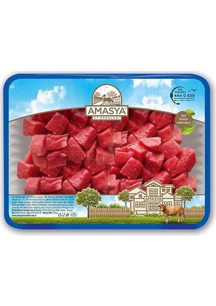 Dana Kuşbaşı Yağsız 500 gr