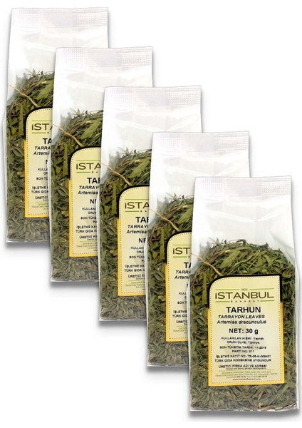 5 'li Istanbul Baharat Tarhun 30 gr