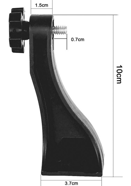 Dürbünü Tripoda Bağlamak Için Dürbün ve Tripod Bağlantı Adaptörü - AL2515 Siyah