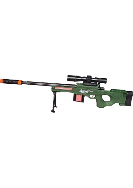 Pubg Sniper Keskin Nişancı Silahı Pilli, Sesli, Işıklı, Titreşimli 78CM. fiyatları