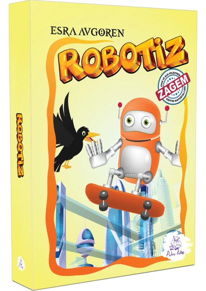 Puhu Kitap Robotiz Zagem Zeka ve Algı Geliştirme 10 Hikaye + 1 Kitapçık Ornito Yayın Grubu