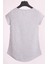 Gri Bisiklet Yaka Cep Detaylı Yarım Kollu Slim Fit Pamuk T-Shirt 3