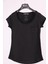 Beyaz Siyah Gri Bisiklet Yaka Cep Detaylı Slim Fit Pamuk 3'lü Paket T-Shirt 2