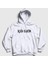 Unisex Beyaz Logo Iced Earth Kapüşonlu Sweatshirt 1