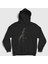 Unisex Siyah Foff Billie Eilish Kapüşonlu Sweatshirt 1