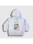 Unisex Çocuk Beyaz Look Billie Eilish Kapüşonlu Sweatshirt 1