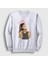 Unisex Beyaz Hearts Ariana Grande Sweatshirt 1