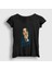 Kadın Siyah Over Billie Eilish T-Shirt 1