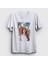 Erkek Beyaz Summertime Lana Del Rey T-Shirt 1