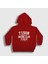 Unisex Çocuk Kırmızı Boxing Club Mike Tyson Kapüşonlu Sweatshirt 1
