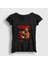 Kadın Siyah Punch Mike Tyson T-Shirt 1