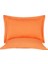 Turuncu Volanlı Fermuarlı Yastık Kılıfı %100 Pamuklu 50 x 70 cm 2li 1