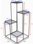 Metal Çiçeklik 4 Katlı Iskandinav Saksılık Sehpası WD-217 2